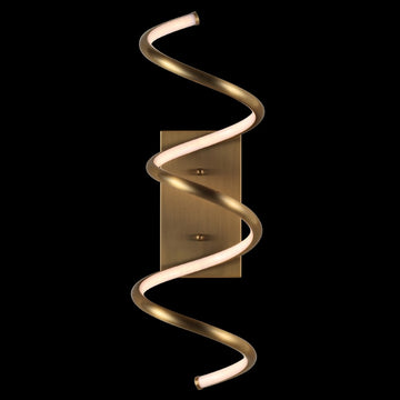 Scribble 7" Modern Metal Integrated LED Vanity Light Sconce